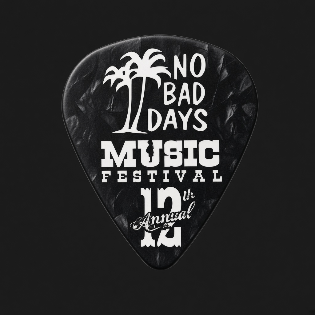 Poodie's Party Guitar Pick