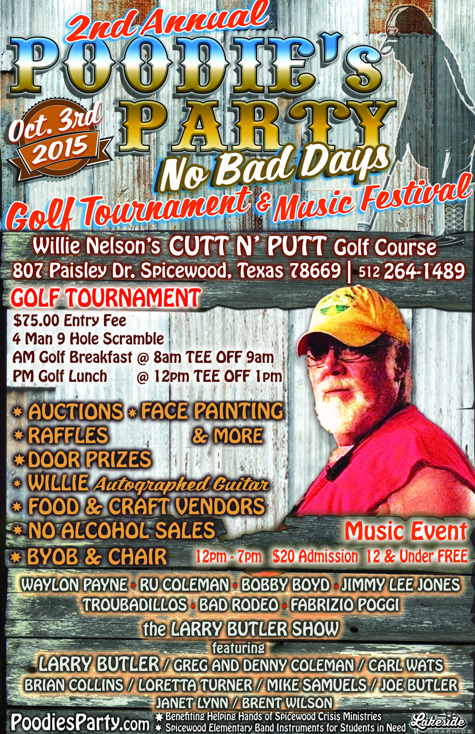 Poodie's Party 2015 poster