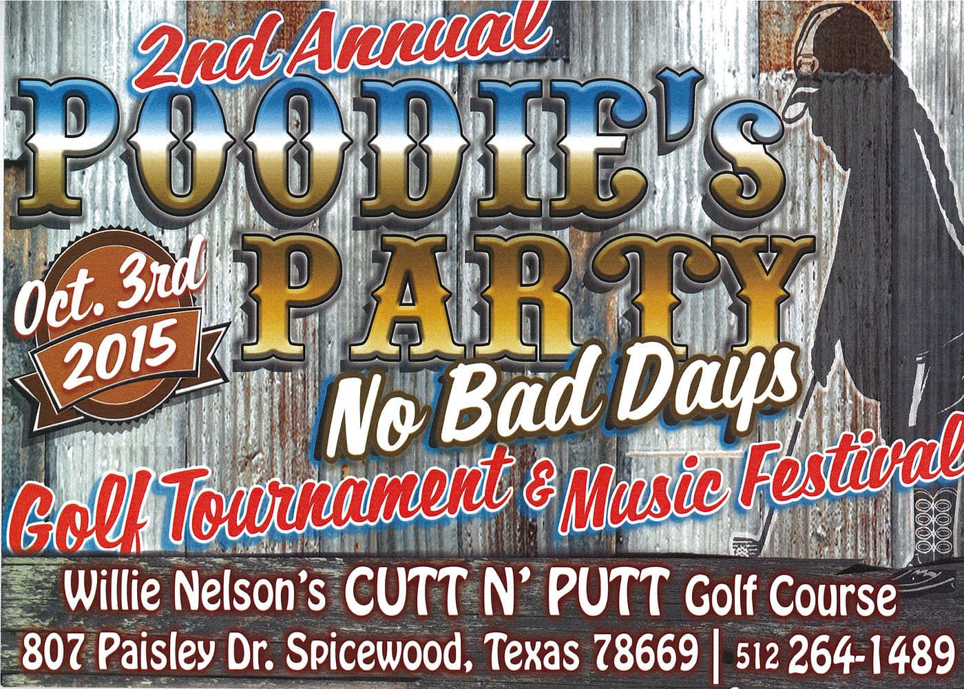 Poodie's Party archive poster