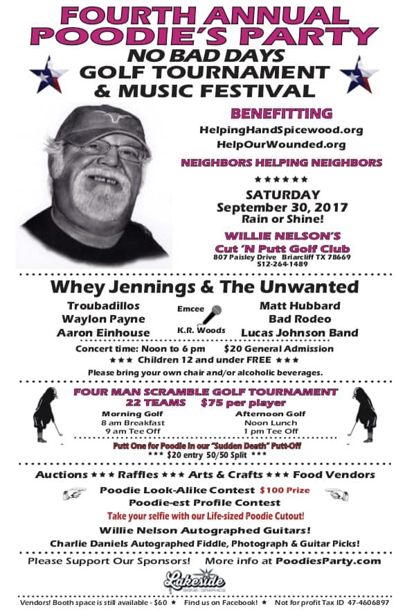 Poodie's Party archive poster