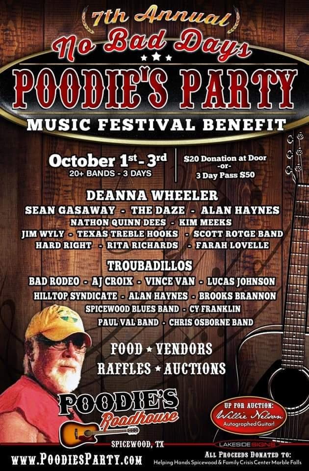 Poodie's Party archive poster