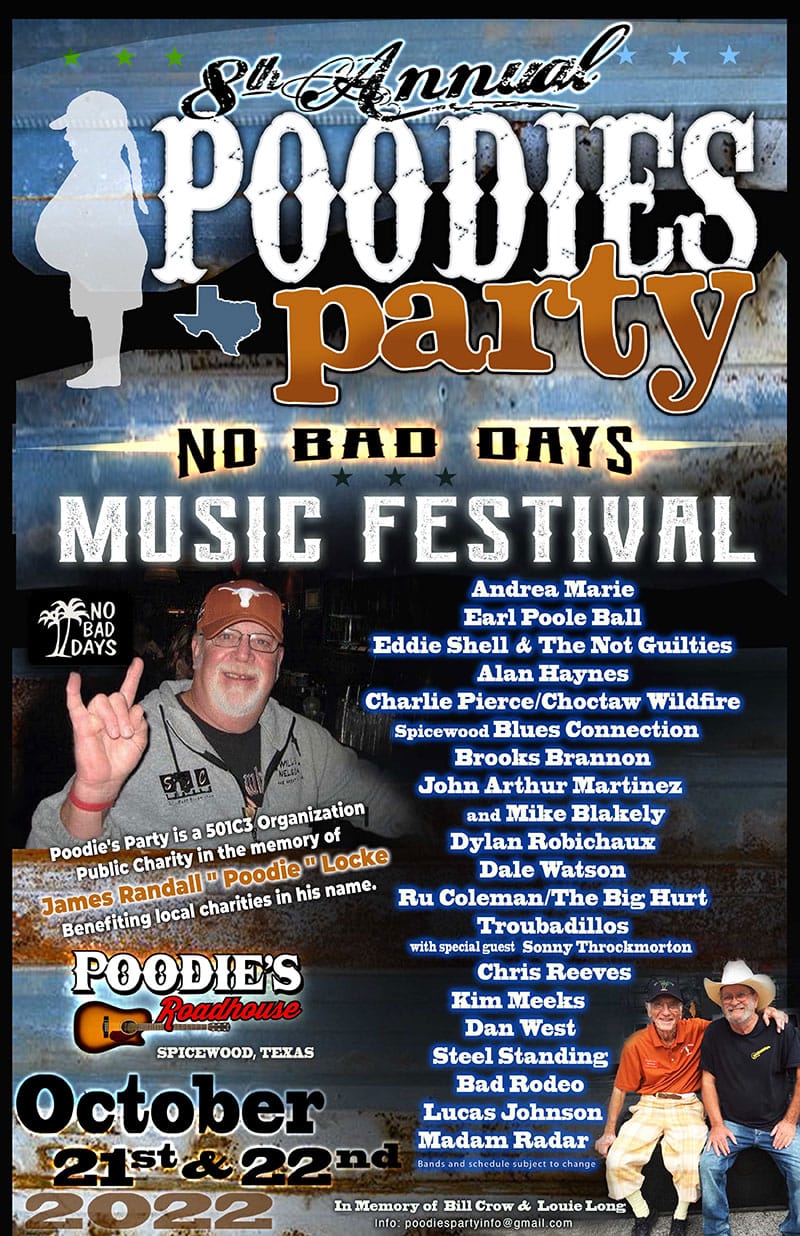 Poodies Party 2022 poster